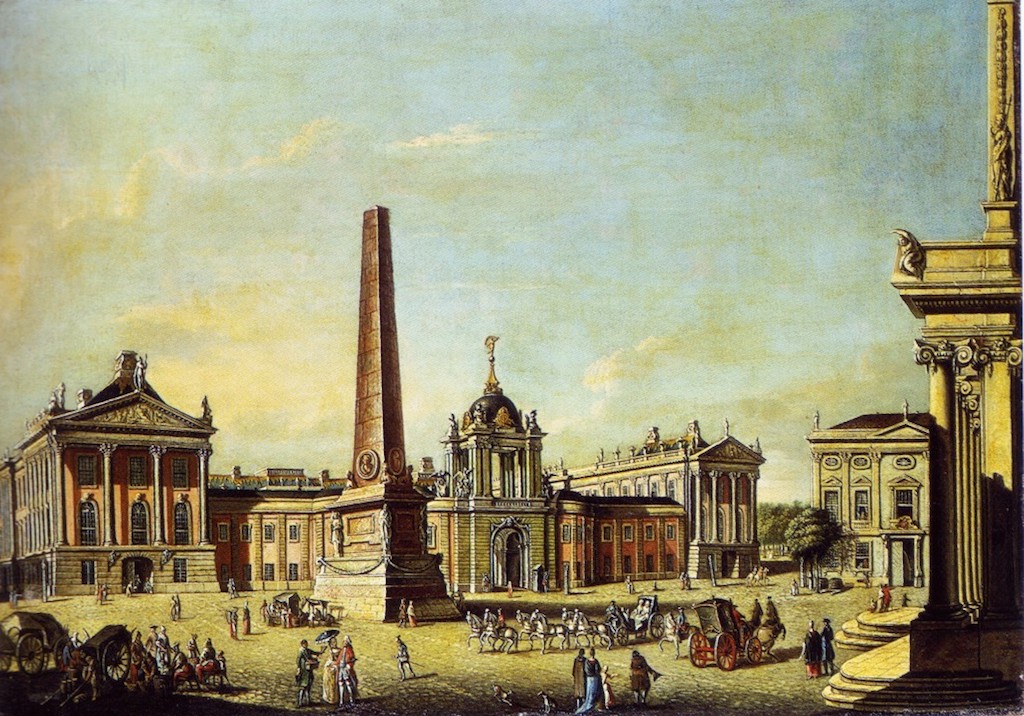 Obelisk Alter Markt Gemälde