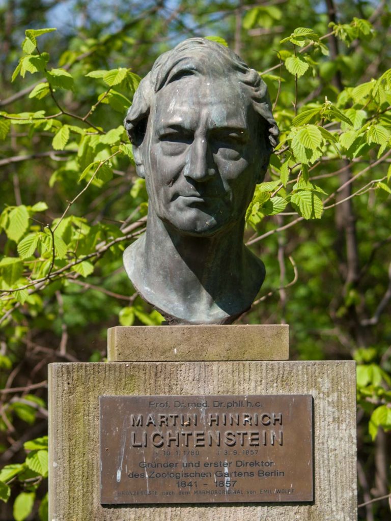 Martin Hinrich Lichtenstein, Gründer u. erster Direktor des Zoos Berlin